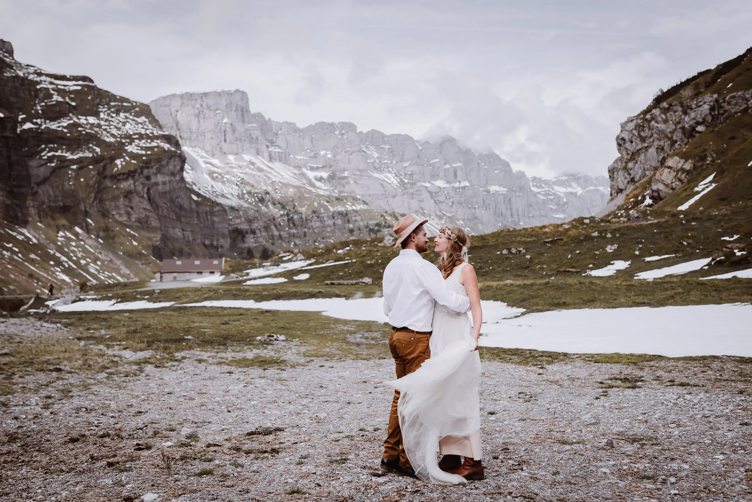 Hochzeitsfotograf Graub&uuml;nden &ndash; Landschaft und Brautpaar, 11i Photography