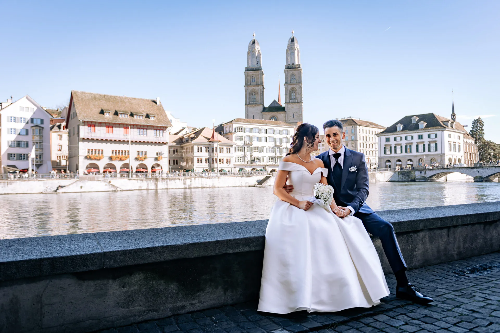 Z&uuml;rich Skyline und See, Hochzeitsfotograf Z&uuml;rich 11i Photography
